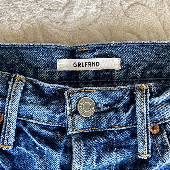 GRLFRND Karolina Distressed High Rise Skinny Jeans - Picture 4 of 5